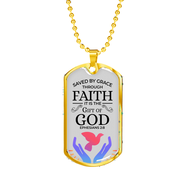 Express Your Love Gifts God Bless America Necklace Stainless Steel or 18k Gold Dog Tag w 24 Chain Express Your Love Gifts God Bless America Necklace Stainless Steel or 18k Gold Dog Tag w 24 Chain